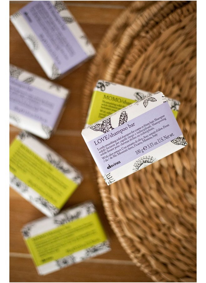 Davines Love Shampoo Bar For Frizzy Or Coarse Hair Add Softness Shine And Silky Texture 100 G.  - Image 5