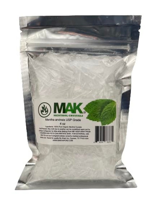 ماك نعناع كريستالي 4 أونصة - عضوي نقي 100% طبيعي - بلورات النعناع من نعناع كريستال مينتس مينثا أرفينسيس - يأتي في كيس قائم قابل لإعادة الإغلاق من أجل نضارة تدوم طويلاً - Image 3