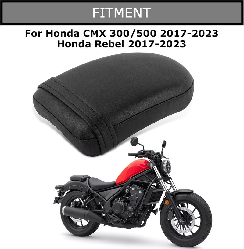 psler Motorcycle Rear Passenger Seat Cushion for Honda Rebel CMX 500 300 (2017-2021) - Image 2