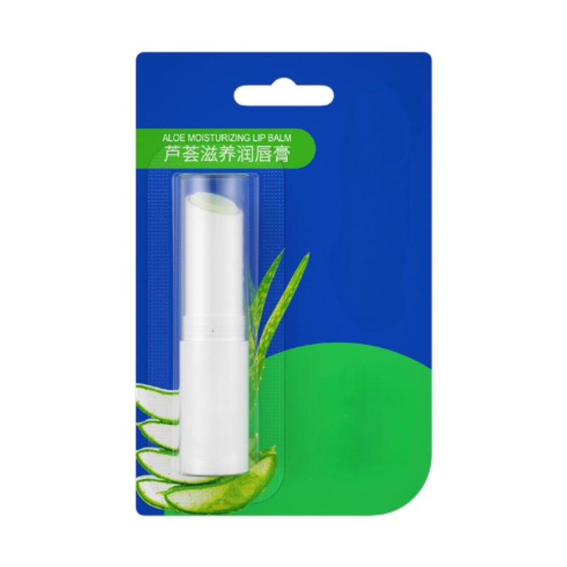 Aloe 2.7g Lip Balm Nourishing Moisturizing Brighten Lip Tone Fade Lip Lines Lips Care - Image 1