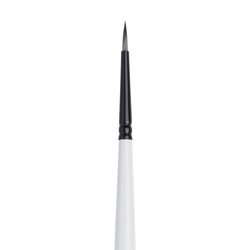 Winsor Newton Winsor & Newton Artists' Acrylic Brush, Size 1, Round,Black - Image 2
