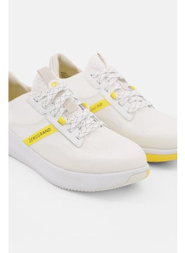 COLE HAAN Women Broad ZG Winner Lace Up Casual Shoes, White Combo  - Image 3