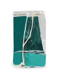 Beach Tote Bag, Transparent PVC Handbag, Gym Organizer Bag, Large Capacity Waterproof Swimming Beach Bag, Summer Stylish Clear Bag with Zipper Green