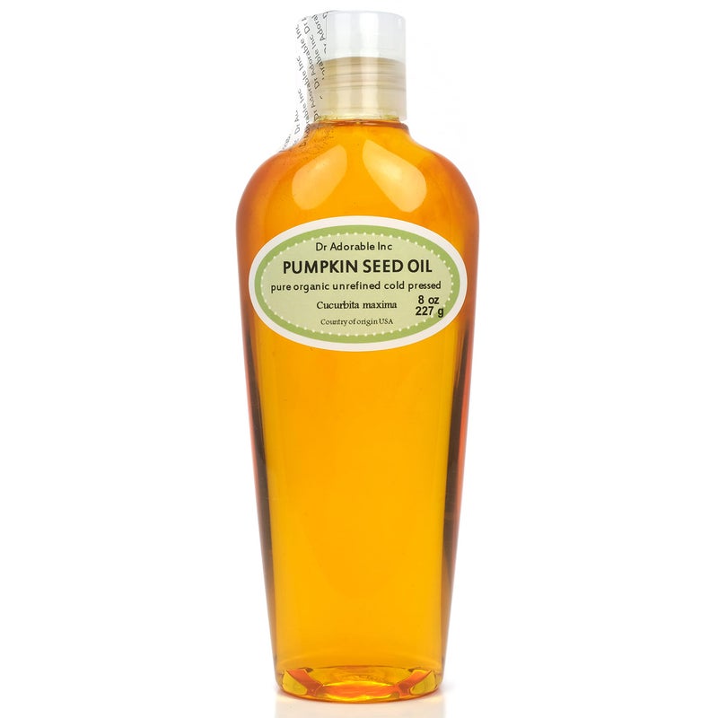 Dr Adorable  8 oz  Pumpkin Seed Oil Unrefined  Virgin 100 Pure Natural Premium Organic Cold Pressed