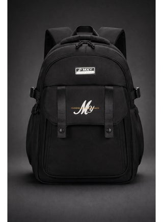 8607 Cute Casual Female Fashion Nylon Travel Waterproof School Backpack Bag Black