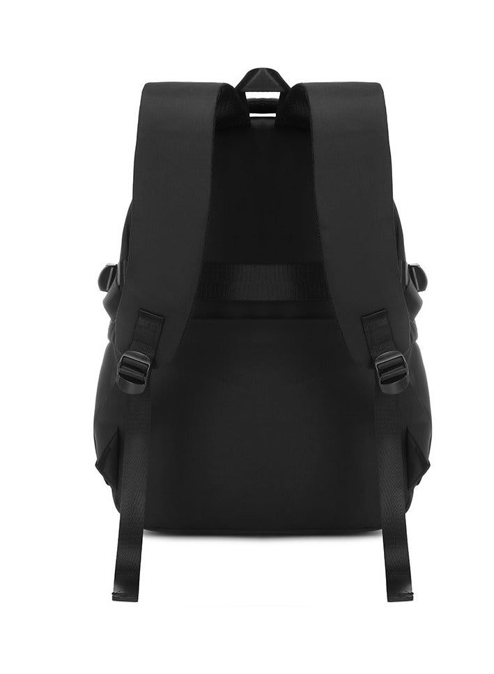 8607 Cute Casual Female Fashion Nylon Travel Waterproof School Backpack Bag Black - Image 3