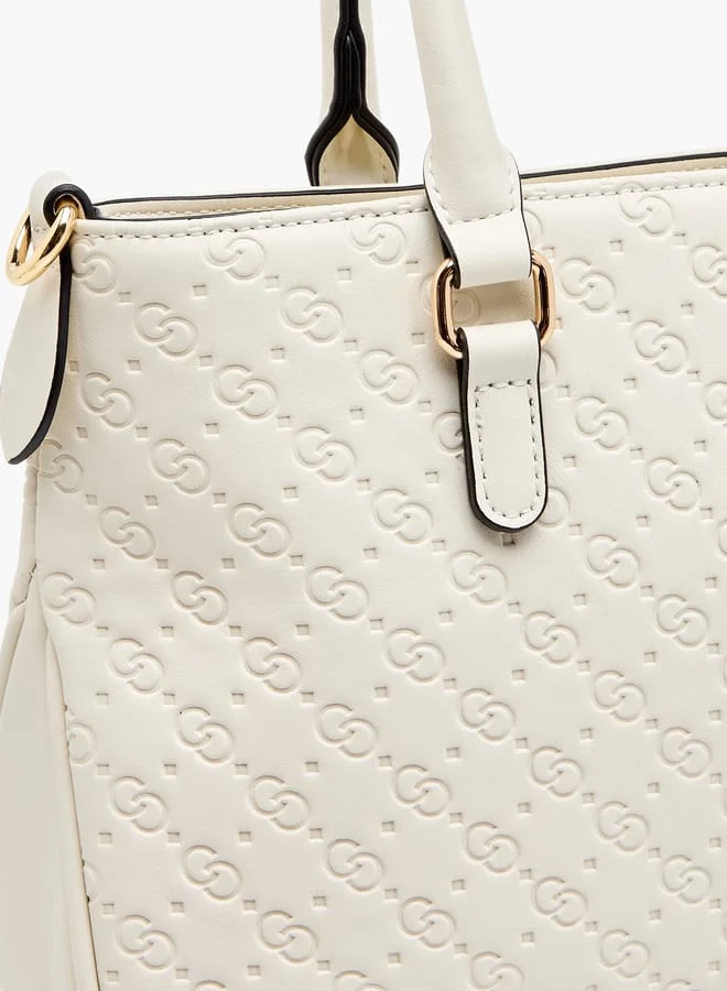 Celeste Womens Embossed Monogram Match Back