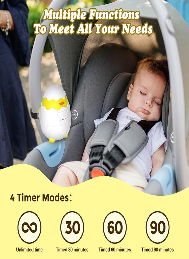 BlueFire Rechargeable Baby Rocker for Strollers - 5 Vibration Speeds & 4 Timer Modes, Universal Portable Bouncer with Memory Function, Quiet Vibration Soother for Newborns to Toddlers & with 2 Brackets - Image 3