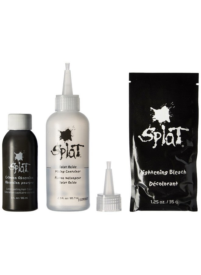 SPLAT مجموعة صبغ الشعر الكاملة الأصلية من كريمسون أوبسيشن، شبه دائمة، نباتية وخالية من القسوة - Image 3