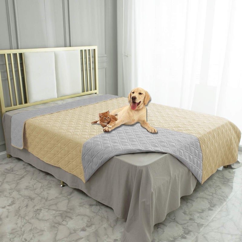 Ameritex Waterproof Dog Bed Cover Pet Blanket for Furniture Bed Couch Sofa Reversible - Image 1