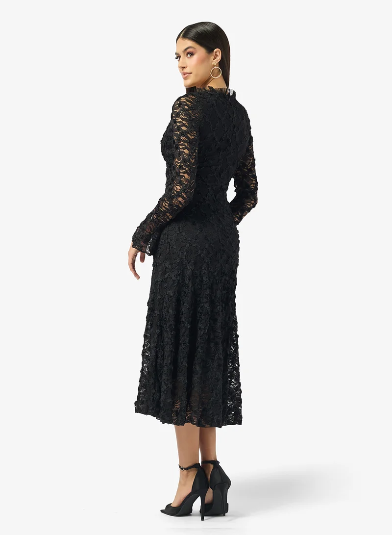 ELLA Lace A-line Dress