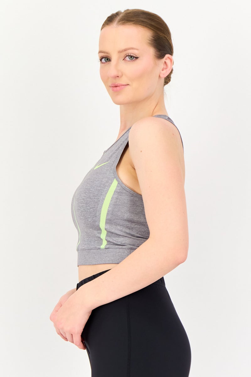 Nike Women Sportswear Fit Brand Logo Sleeveless Tank Top, Grey - Image 3