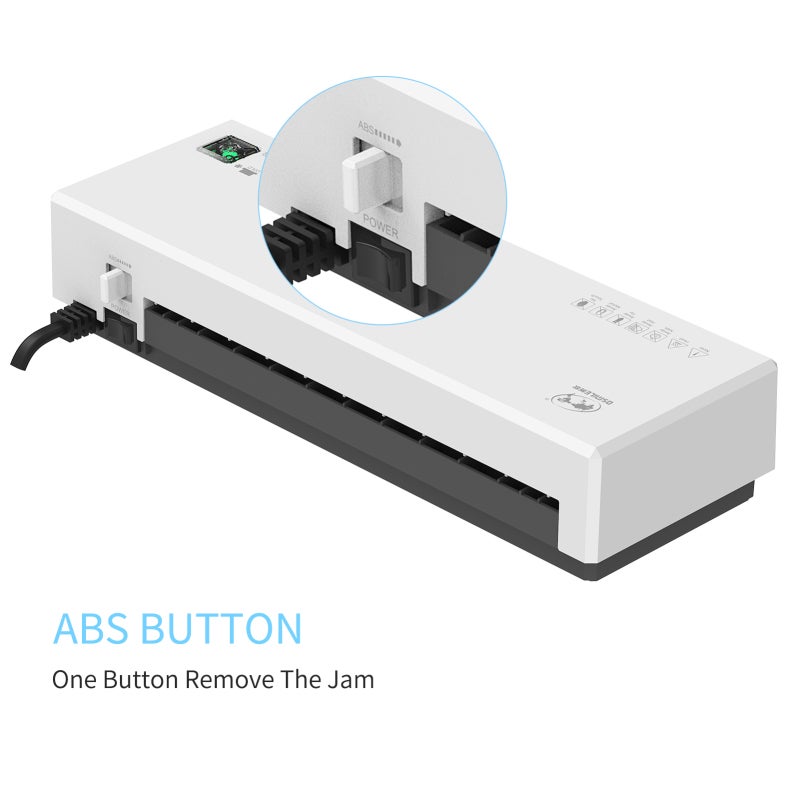 آلة الضغط بالملامنة: وقت تسخين من 3 إلى 5 دقائق، سرعة 280 مم/دقيقة، زر منع التشابك بمصمم على أساس الأنهيار الميكانيكي المدمج (ABS) - أنماط تسخين وتبريد، آلة ضغط بالملامنة بعرض مدخل 230 مم لمعدات المنزل والمكتب والمدرسة - Image 2