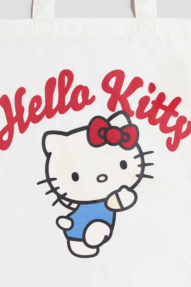 اتش اند ام حقيبة مزينة بطبعات