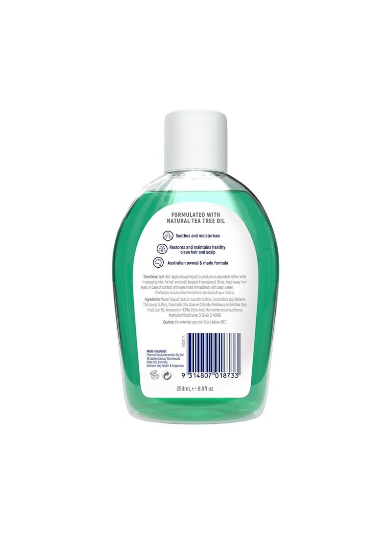 Redwin Tea Tree Shampoo 250ml, Enriched with Tea Tree Oil to Effectively Promote Scalp Health and Hair Vitality, Import from Australia, Suitable for All Hair Types - Image 2