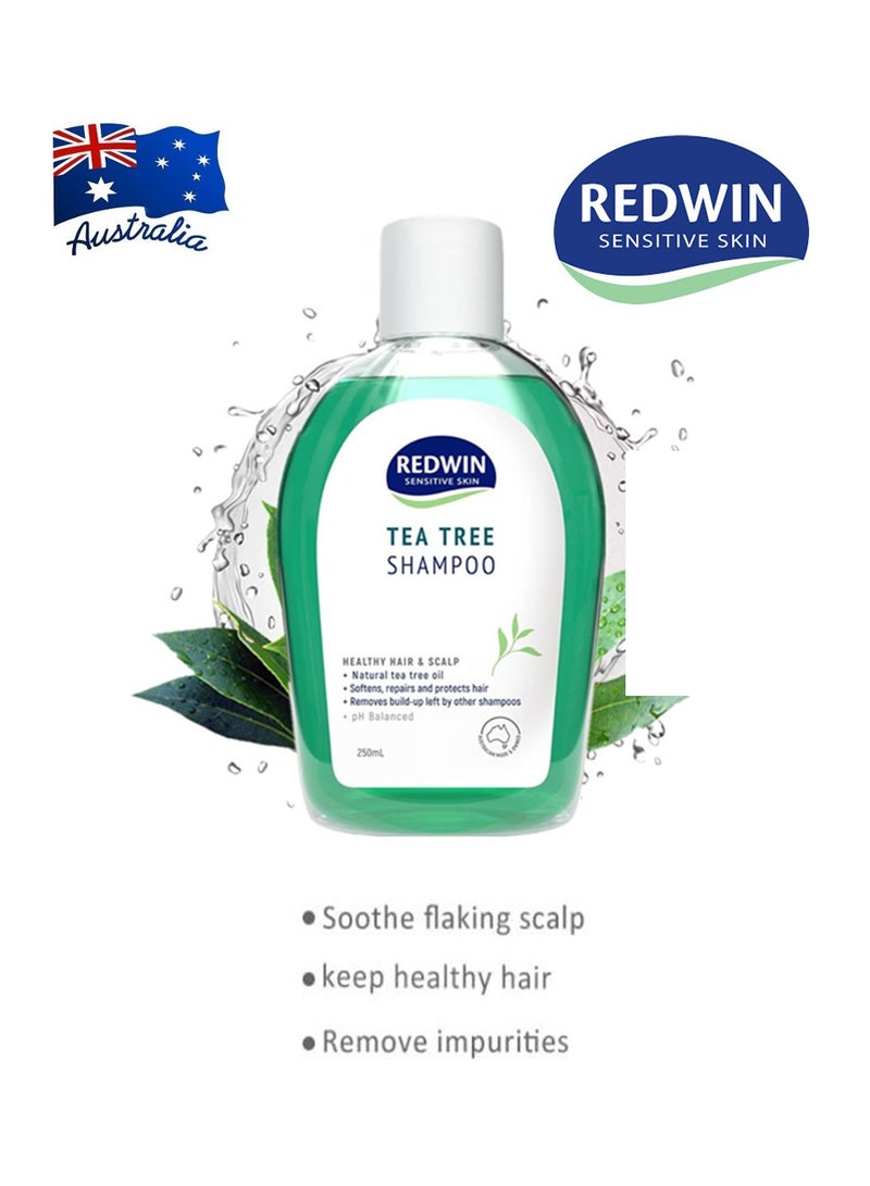 Redwin Tea Tree Shampoo 250ml, Enriched with Tea Tree Oil to Effectively Promote Scalp Health and Hair Vitality, Import from Australia, Suitable for All Hair Types - Image 3