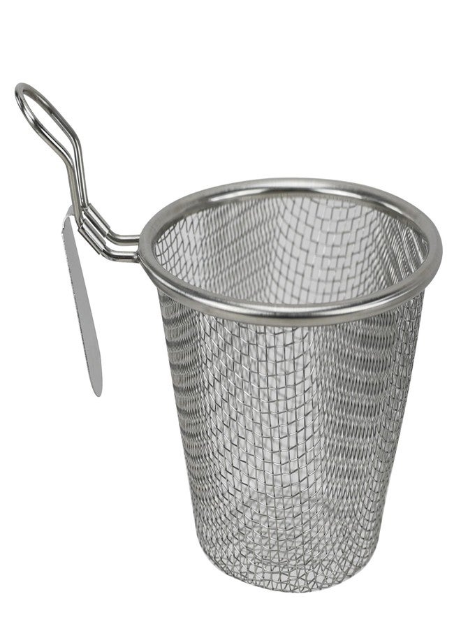 EIKS 2 Pack Stainless Steel Mesh Basket Strainer for Hotpot Rinsing Straining Cooking, Serving as Home Kitchen Food Strainer - Image 1