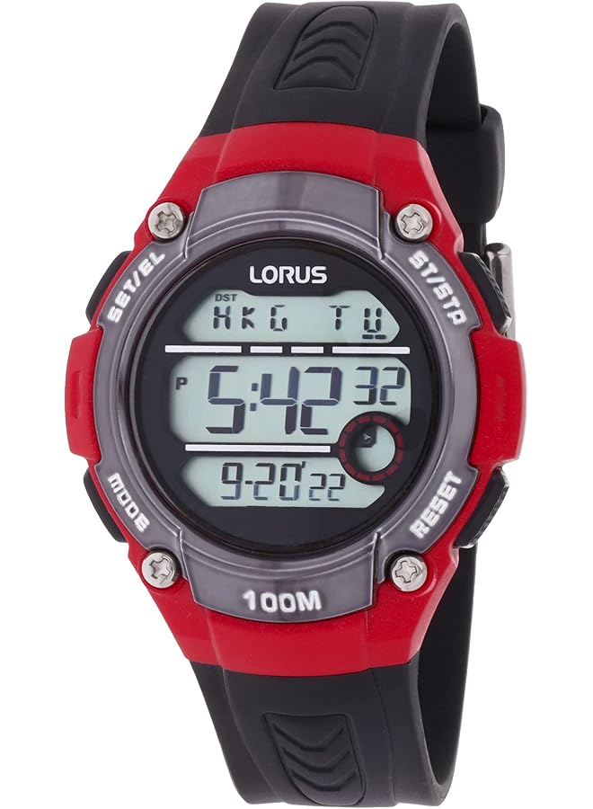 LORUS Sports Silicone Strap Digital Men Watch R2335Mx9 - Image 1