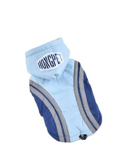 Hong pet reflective hooded jacket small