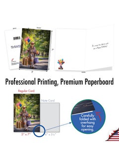 NobleWorks , Funny Birthday Paper Card With 5 X 7 Inch Envelope (1 Card) Bday Sister, Never Too Late Woman C10789Bdg  - Image 3