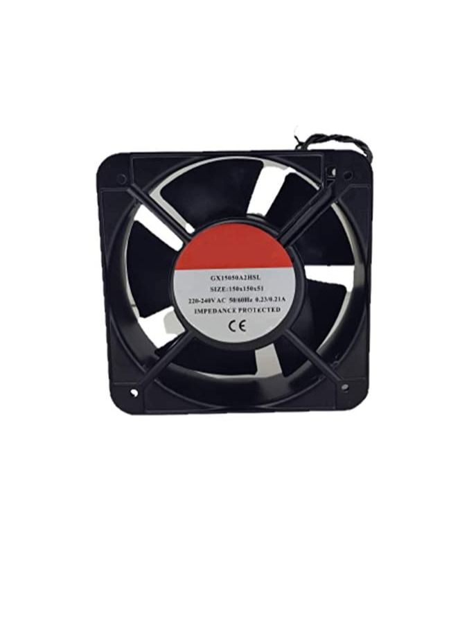 Heavy Duty Industrial AC Fan Cooling Fan 220VAC 150x150x51mm  - Image 1
