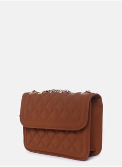 Haute Sauce Quilted Quest Brown Cross Body Bag  - Image 2