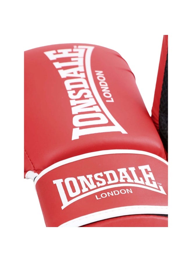 Lonsdale Ashdon Training Gloves Red/White 10 Oz - Image 4