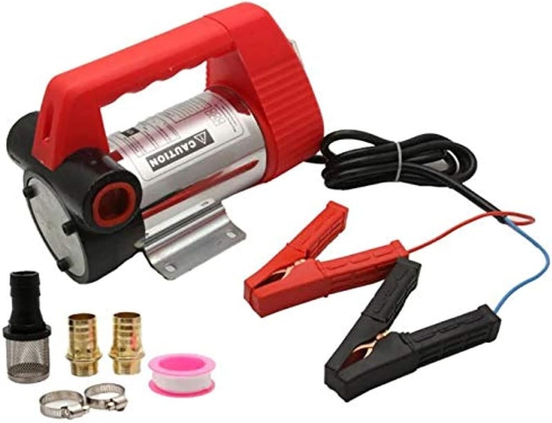 Portable Electric Oil Transfer Extractor Fluid Suction Pump, 12V, 175W