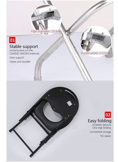 Haidue Foldable Camping Toilet Chair  - Image 3