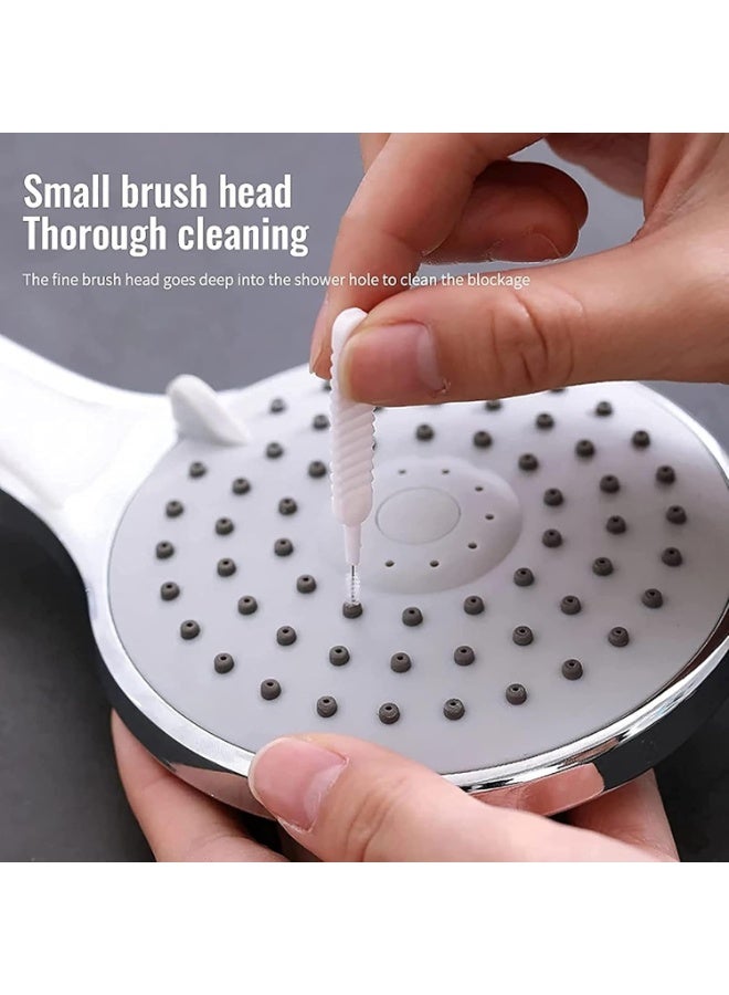 Happy Home 20pcs Shower Nozzle Cleaning Brush,Reusable Multifunctional Shower Head Anti-Clogging Small Brush, Household Cleaning Supplies Accessories for Cell Phone Hole Multifunctional Brush Head - Image 5