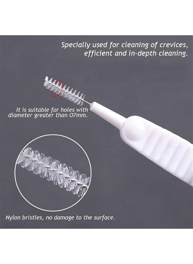 Happy Home 20pcs Shower Nozzle Cleaning Brush,Reusable Multifunctional Shower Head Anti-Clogging Small Brush, Household Cleaning Supplies Accessories for Cell Phone Hole Multifunctional Brush Head - Image 3