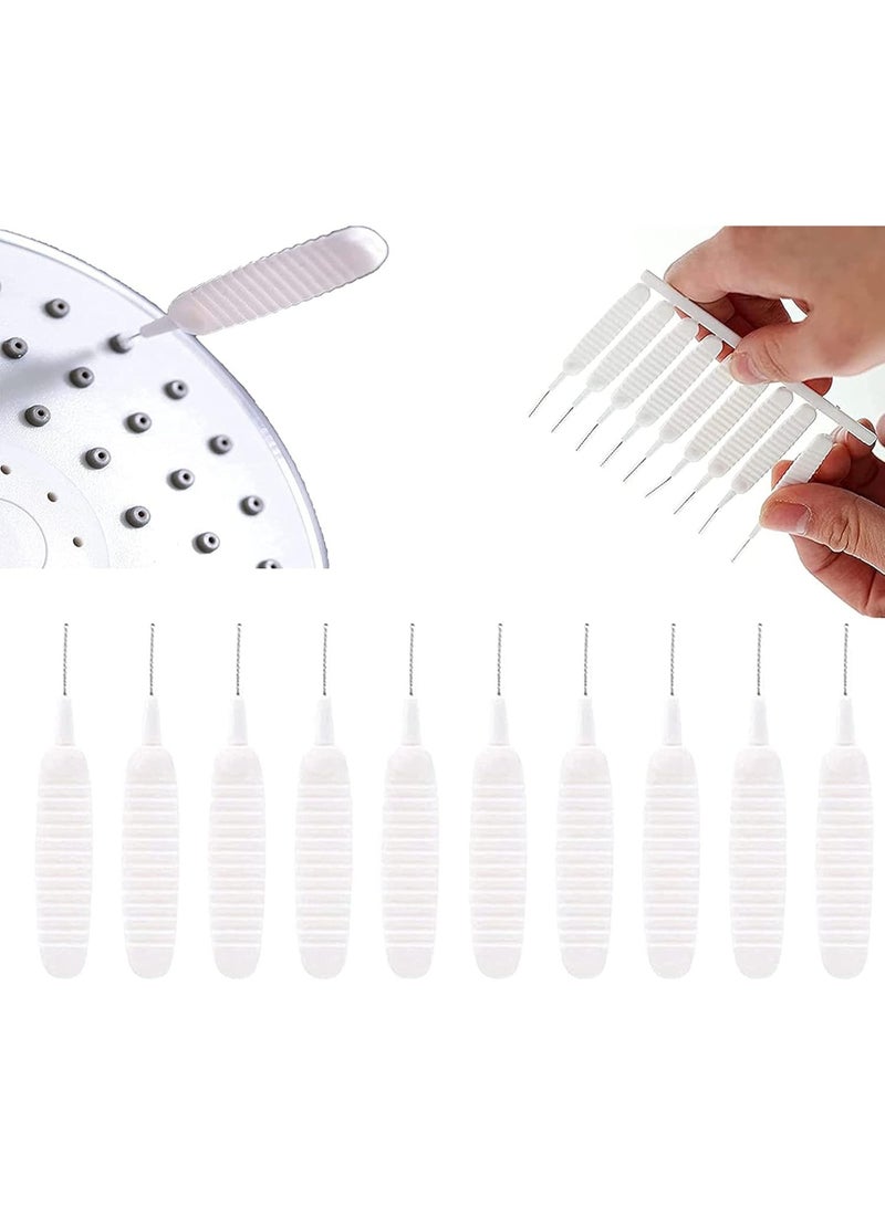 Happy Home 20pcs Shower Nozzle Cleaning Brush,Reusable Multifunctional Shower Head Anti-Clogging Small Brush, Household Cleaning Supplies Accessories for Cell Phone Hole Multifunctional Brush Head - Image 1