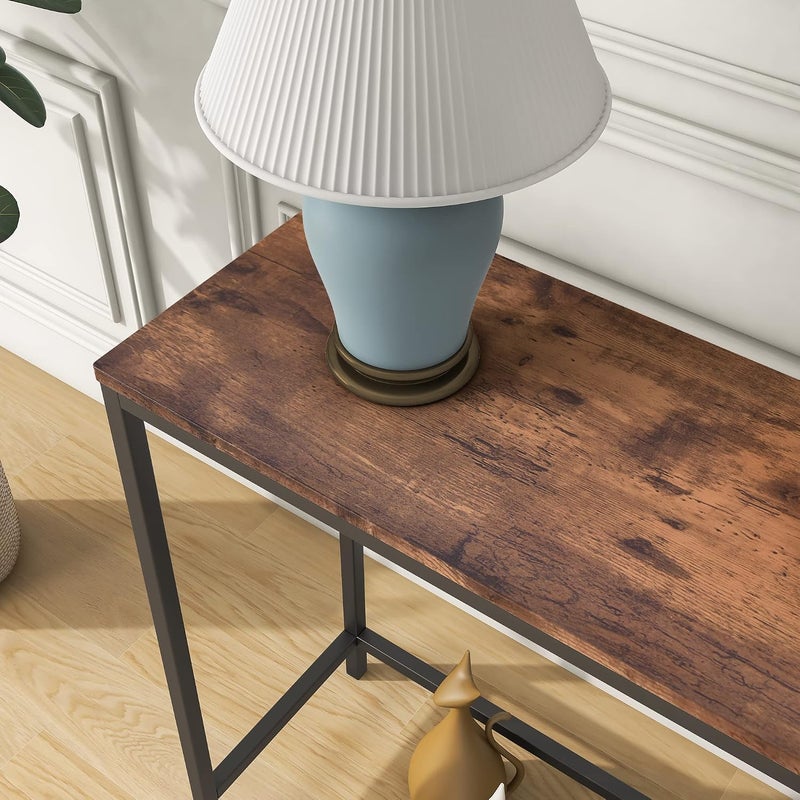 Sweet Furniture Console Table, Narrow Entryway Tables, Thin Sofa Table Behind Couch Table, Long Hallway Table - Image 5