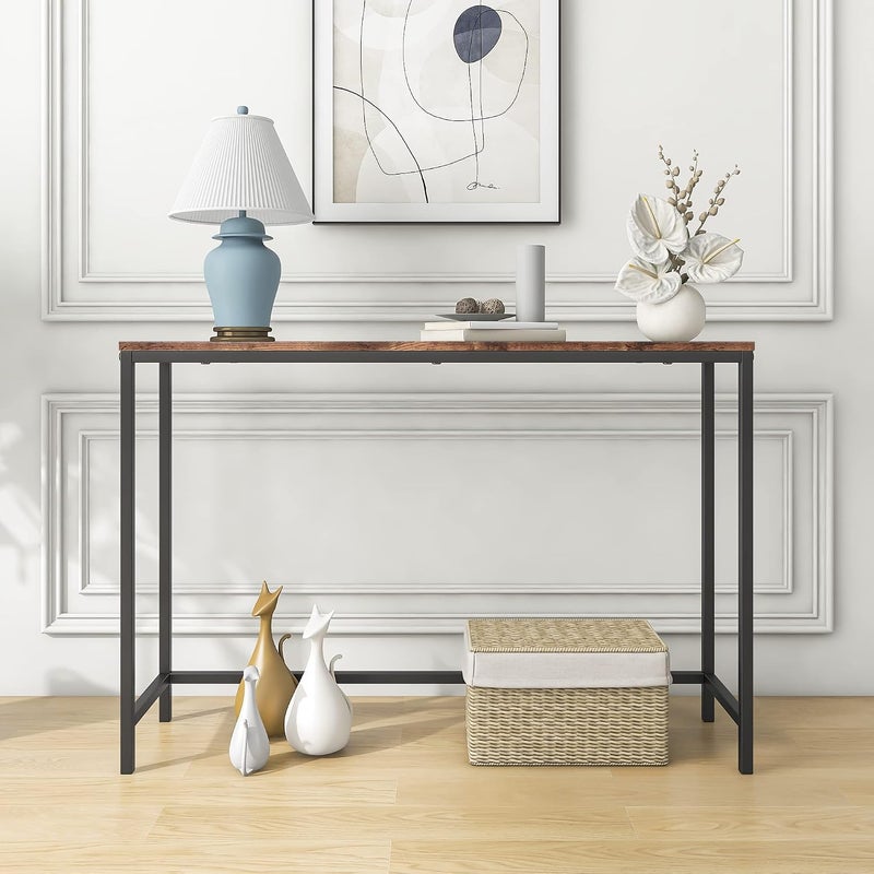 Sweet Furniture Console Table, Narrow Entryway Tables, Thin Sofa Table Behind Couch Table, Long Hallway Table - Image 3