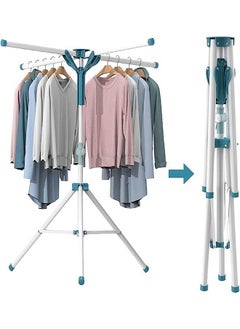 Beauenty Folding Clothes Drying Racks, Portable Laundry Drying Racks, Foldable Clothes and Linens Hanging and Drying Rack, Clothing Drying Rack Stand for Hanging Clothes Socks Indoor Outdoor (A)  - Image 1