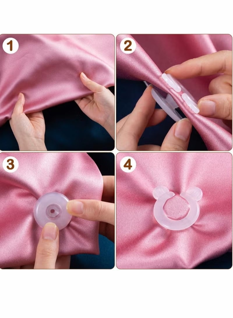 Duvet Comforter Clips, Plastic Quilt Clip Prevent Displacement, Cover Corner Fastener for Sheet Blankets (12 Pcs)  - Image 4