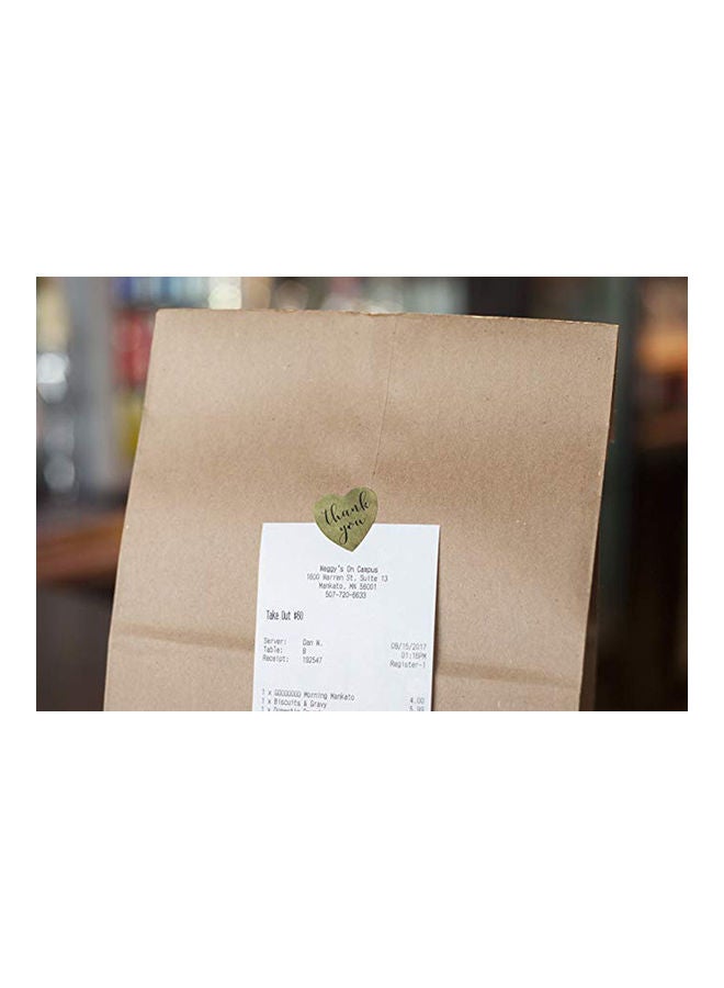 NIBEMINENT 500-Piece Thank You Sticker Label Roll 1inch - Image 2