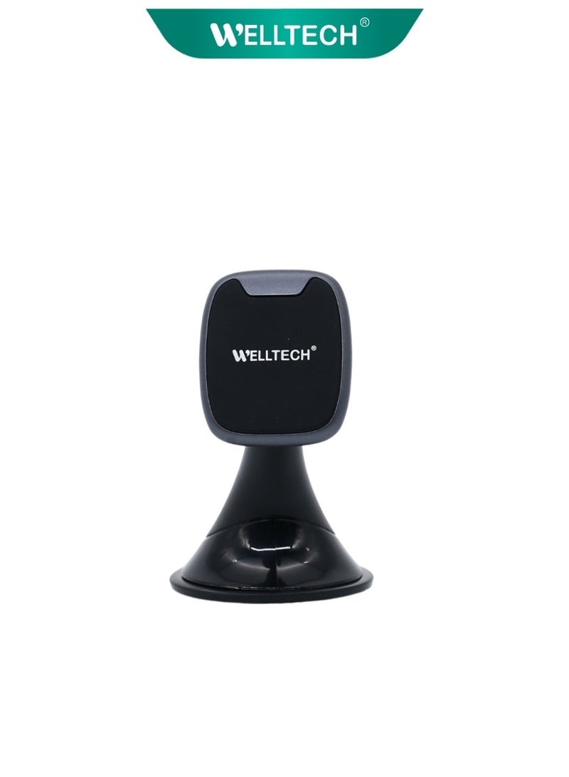 WELLTECH Magnetic Car Phone Holder Dashboard Windshield Mount 360° Rotation Strong Suction Universal Mobile Holder – WELLTECH HOL922 - Image 4