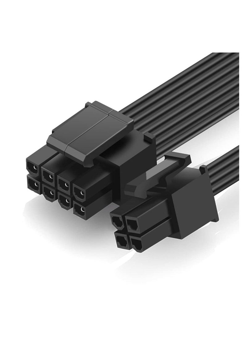 Captaintech 10.6 inch 12V CPU 8 Pin to ATX 8 Pin Power Extension Cable, ATX 4 Pin Male Power Supply Extension Cable 8 Pin Female to ATX 8 Pin CPU Power Cable Power Cable Extension for Motherboard 10.6 inch - Image 4