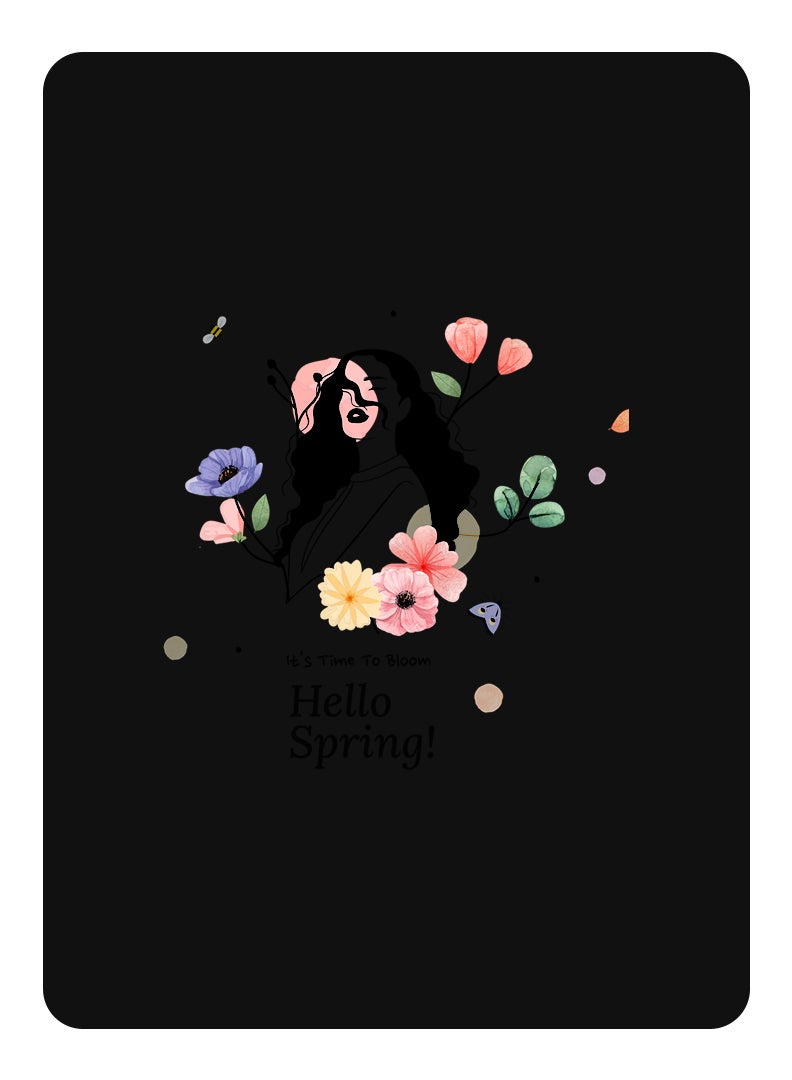 Theodor Protective Flip Case For Samsung Galaxy Tab A 8.4 inch 2020 With Trifold Stand Auto Wake Sleep Shockproof Cover Hello Spring - Image 1