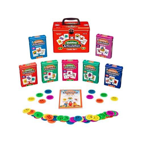 Super Duper Publications Set of 7 Webber Articulation Card Decks Bundle Set 1 Educational Learning Resource for Children Flashcards for Speech Therapy - Image 5