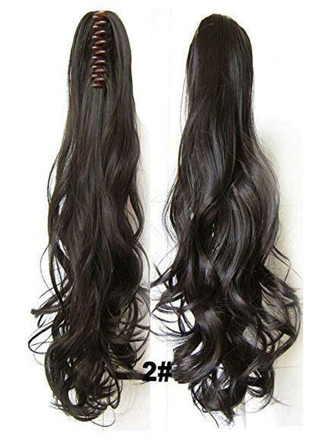 GLAN Soft and Silky Synthetic Hair Extension for Girls and Women 5Clips 18-22 InchesPack of 1 (Ponytail-2) - Image 3