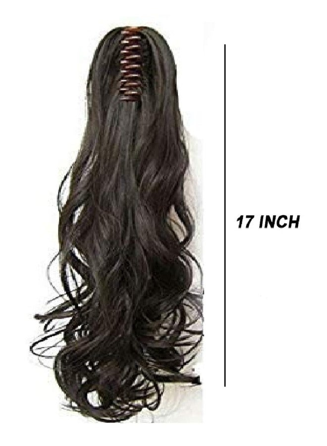 GLAN Soft and Silky Synthetic Hair Extension for Girls and Women 5Clips 18-22 InchesPack of 1 (Ponytail-2) - Image 1
