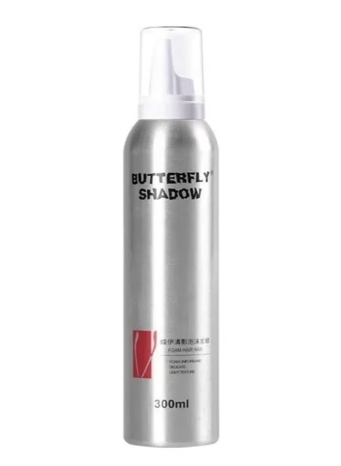 Butterfly Shadow Hair Mousse 300 ml Foam Hair Wax Spray - Light Texture, Super Hold & Easy Styling, Curly Hair Wool Curly - Image 2