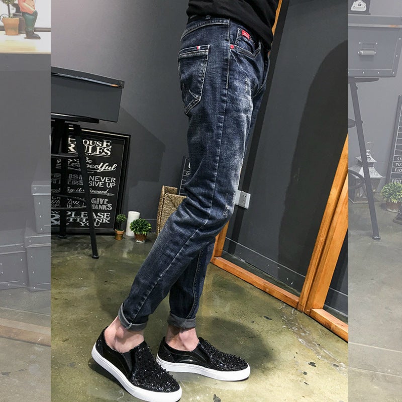 Unisex Casual Daily Denim Jeans - Image 4