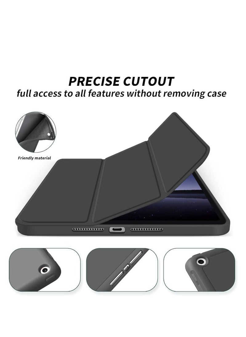 Generic - Suitable for Enjoy 2 10.1/matepad T10s/Honor 6/7/X6/X8 10.1 Ultra-thin tri-fold stand protective cover, soft silicone smart flip tablet protective cover, automatic wake-up/sleep - Image 1