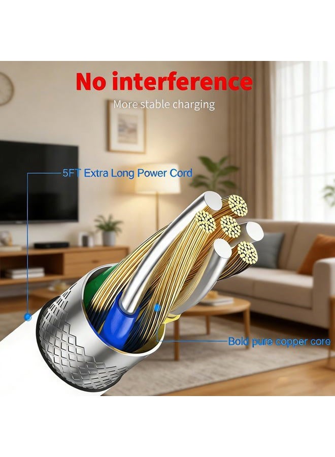 MEROM كابل طاقة متوافق مع نظام واي فاي TP-Link Deco Mesh موديلات S4 M3 P9 شاحن بديل لـ X20 X55 X60 X68 مزود طاقة محول AC - Image 3