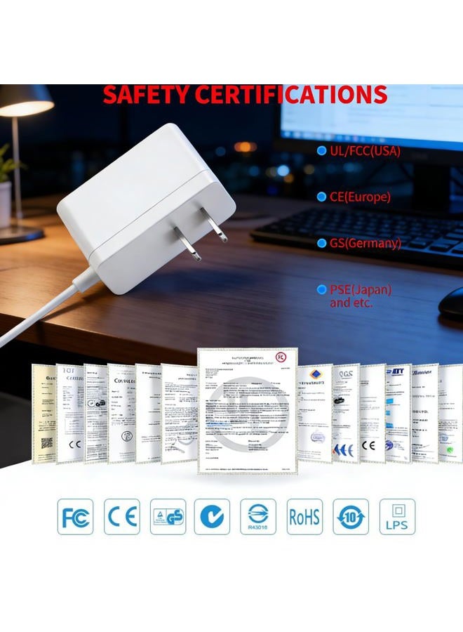 MEROM كابل طاقة متوافق مع نظام واي فاي TP-Link Deco Mesh موديلات S4 M3 P9 شاحن بديل لـ X20 X55 X60 X68 مزود طاقة محول AC - Image 4
