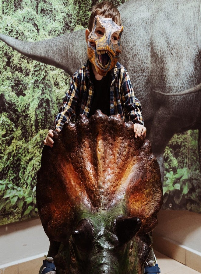 Minatee 24 Pieces Jurassic Dinosaur Masks Birthday Decorations for Kids Party Supplies Animal Party Mask Theme Birthday Gifts for Boys Girls - Image 2