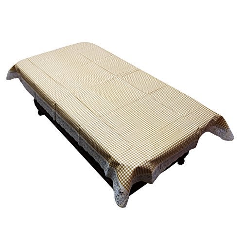 Kuber Industries Checkered PVC 6 Seater Dining Table Cover - Multicolour, (Model: DiningDT207) - Image 2